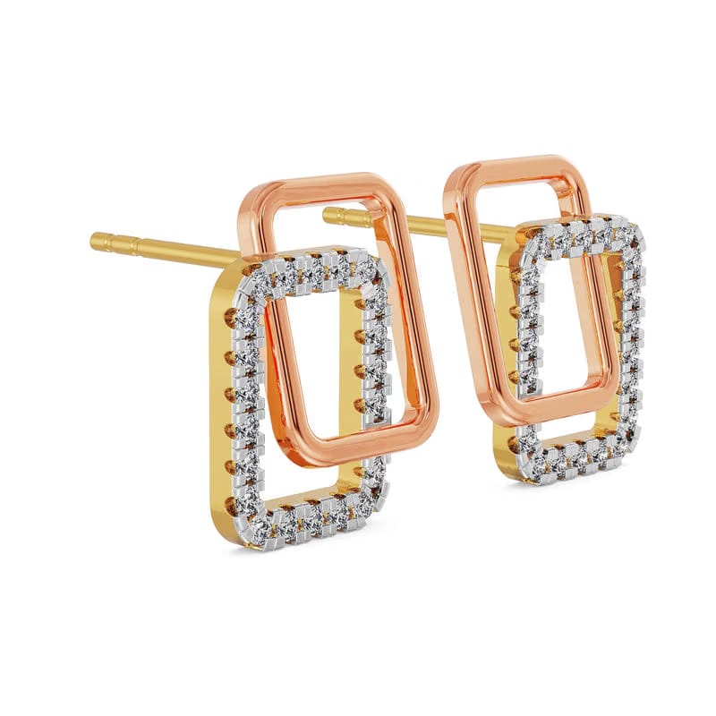 Cubic Lab Grown Diamond Earrings