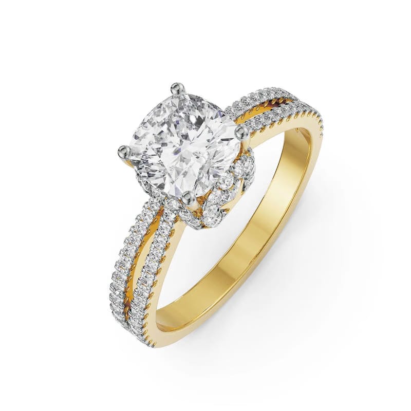 Cushion Cut Engagement Ring_in_stock