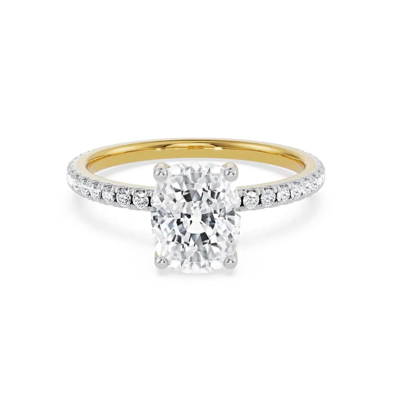 Cushion Square Bridal Ring_in_stock