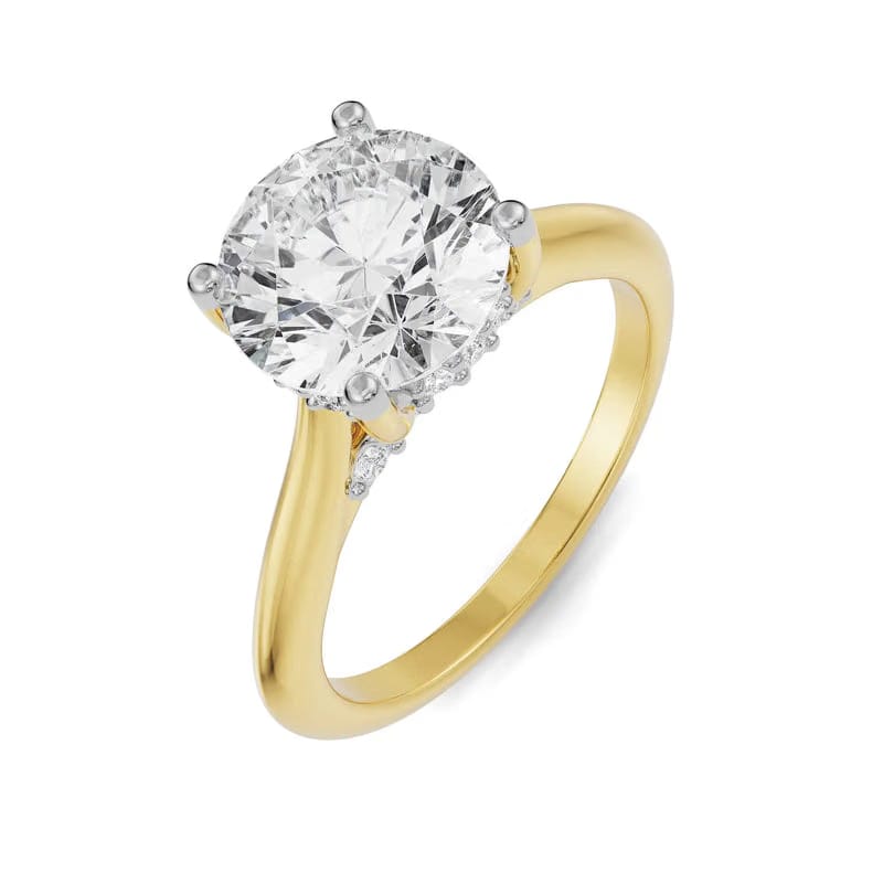 Dahlia Lab Grown Diamond Solitaire Ring
