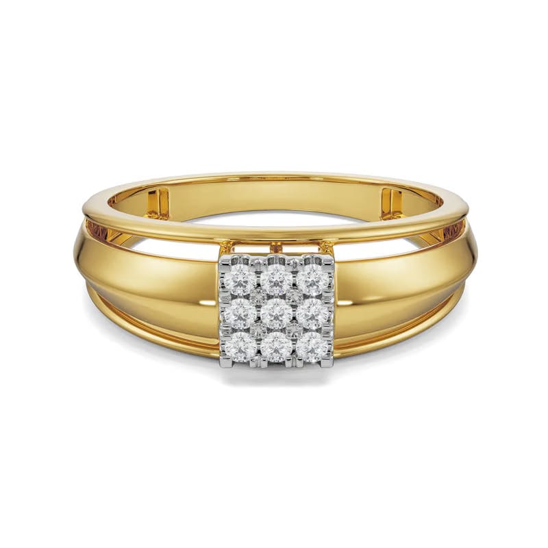 Dainty Lab Grown Diamond Band for Men
