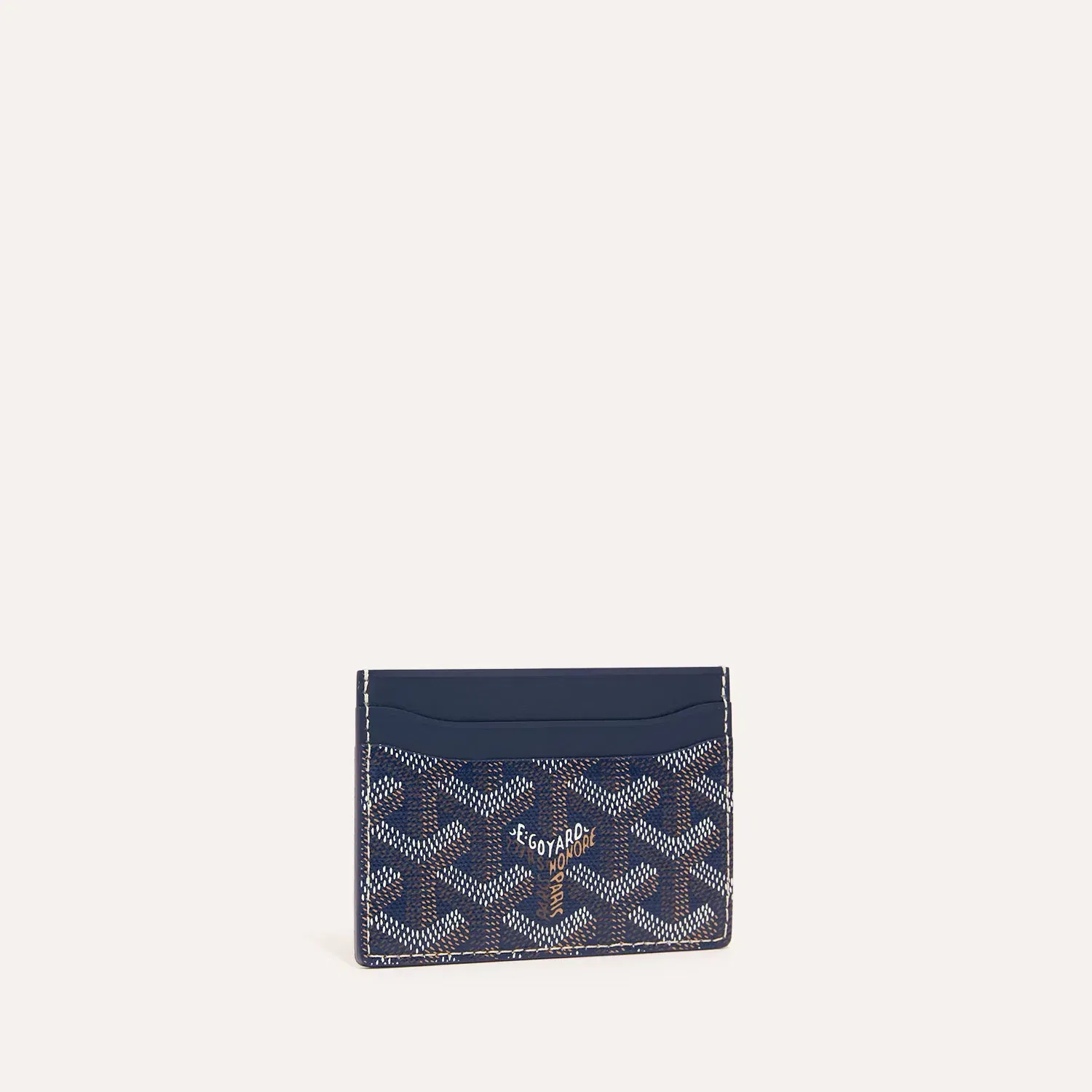 Goyard Saint-Sulpice Card Wallet (Navy Blue)