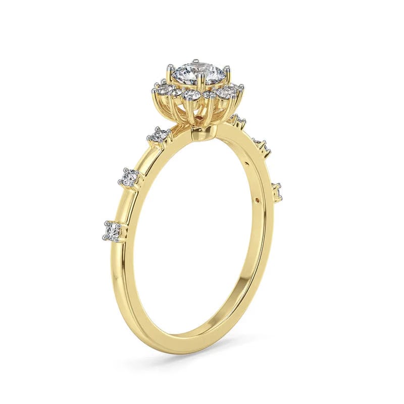 Daisy Dainty Lab Grown Diamond Ring_in_stock