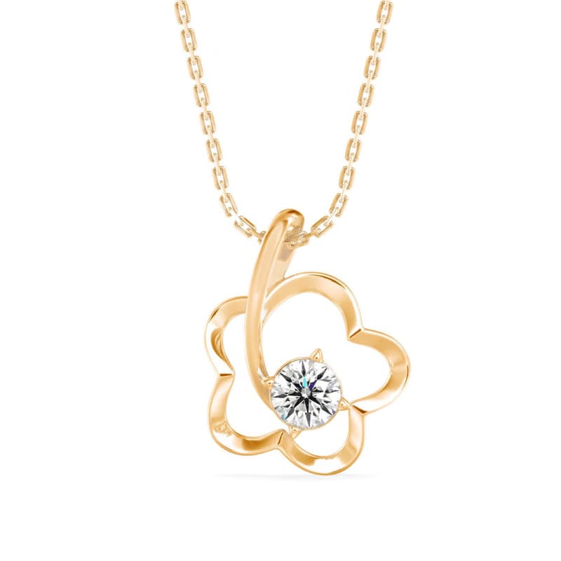 Daisy Lab Grown Diamond Pendant