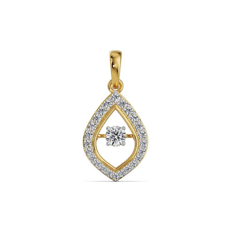 Dancing Diamond Lab Grown Pendant