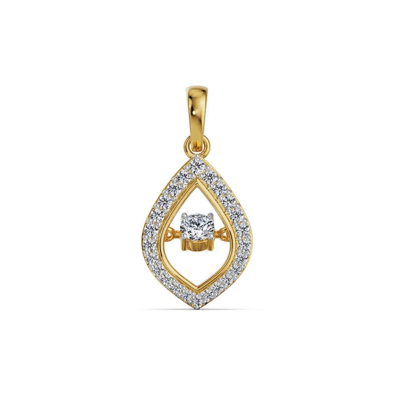 Dancing Diamond Lab Grown Pendant