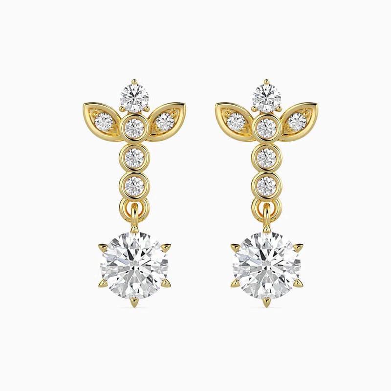 Dazzling Descent Lab Grown Diamond Earrings