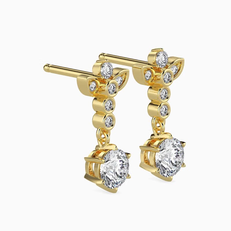 Dazzling Descent Lab Grown Diamond Earrings