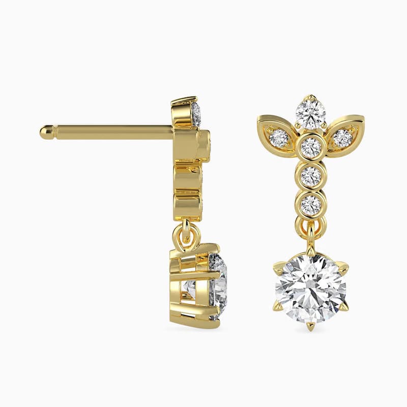 Dazzling Descent Lab Grown Diamond Earrings