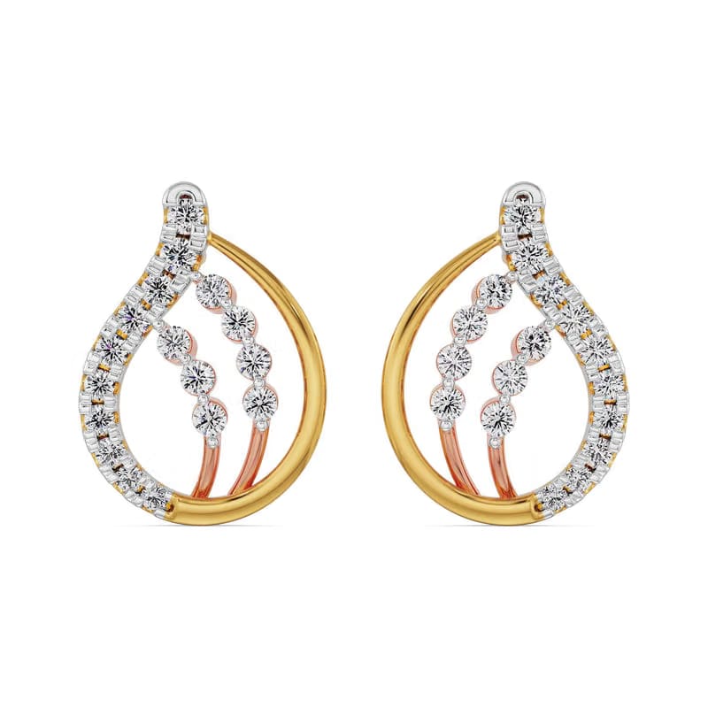 Dazzling Lab Grown Diamond Earrings 9KT