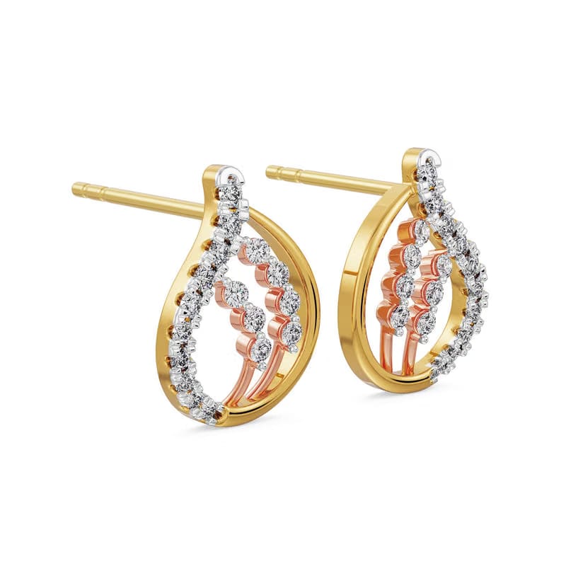 Dazzling Lab Grown Diamond Earrings 9KT