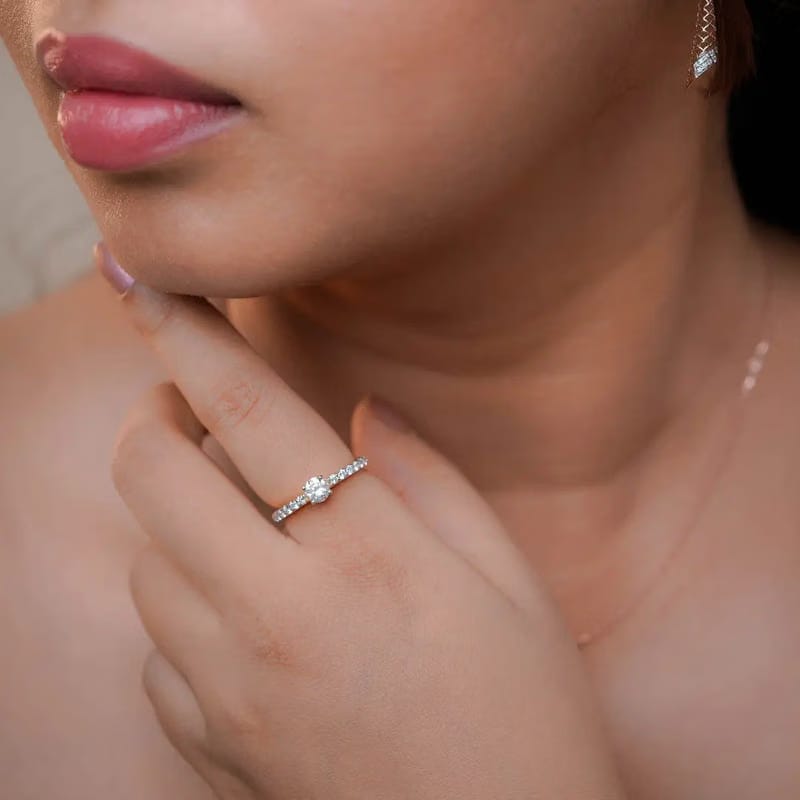 Dazzling Lab Grown Diamond Ring
