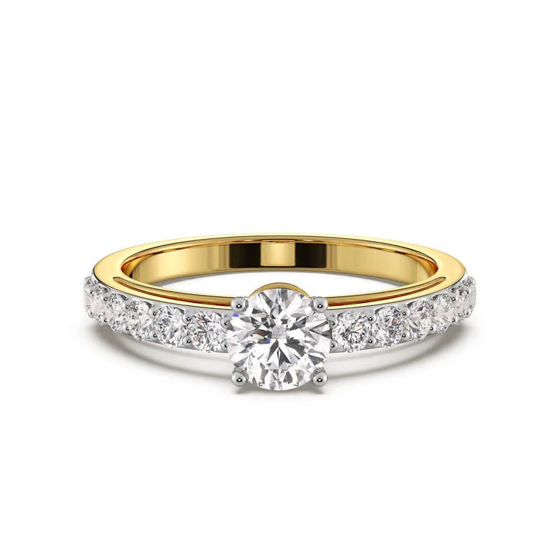 Dazzling Lab Grown Diamond Ring 9KT