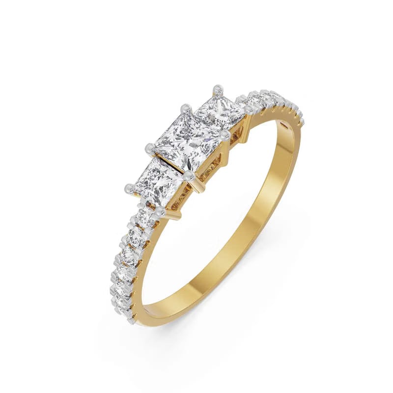 Dazzling Trinity Diamond Ring_in_stock