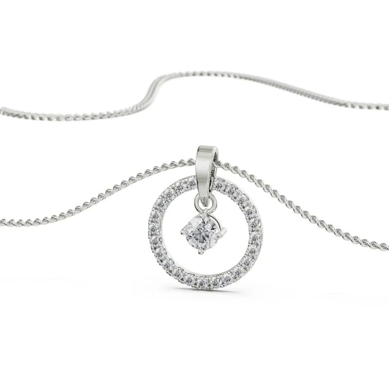 Dewy Lab Grown Diamond Pendant