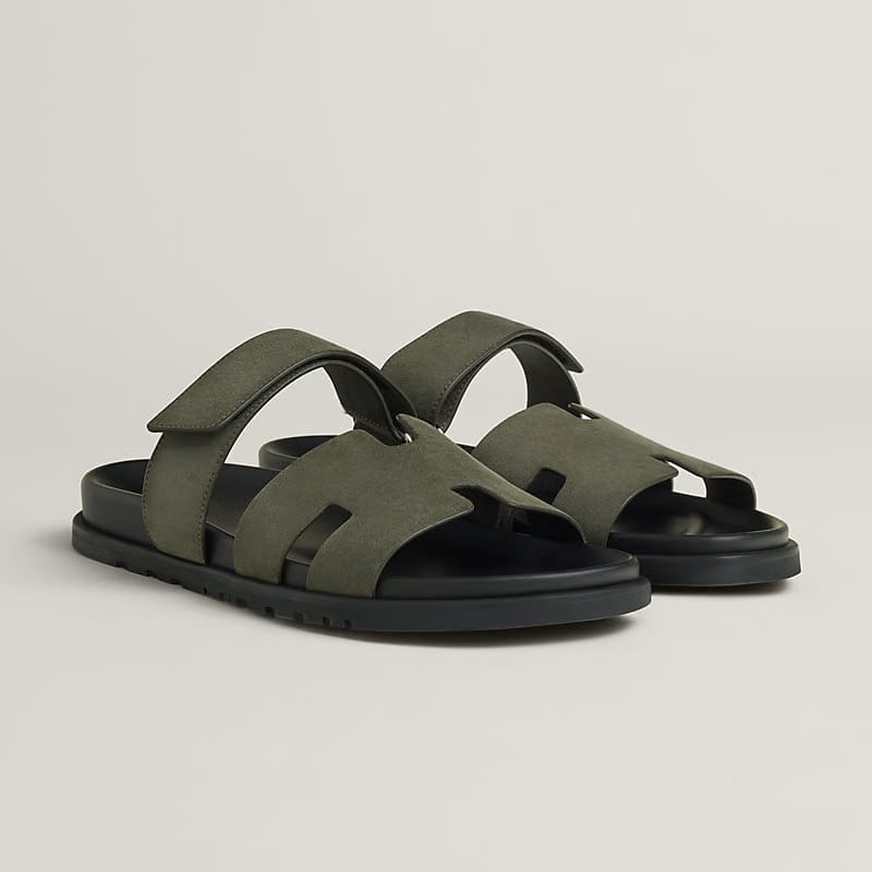 Hermes Chypre sandal (vert forêt)