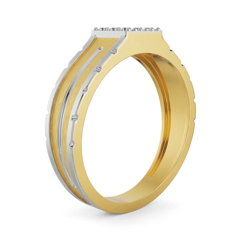 Dewy Quad Lab Diamond Band for Men