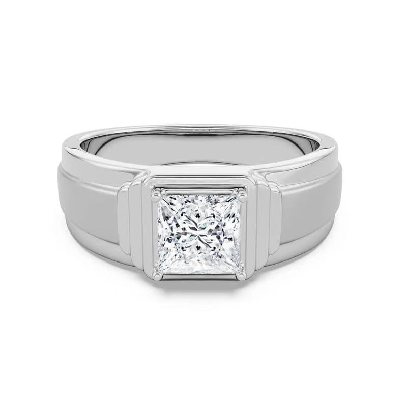 Dexter 1 CT Princess Cut Lab Grown Diamond Ring 9KT