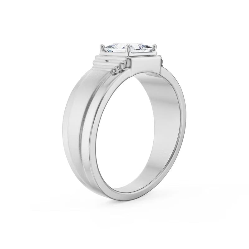 Dexter 1 CT Princess Cut Lab Grown Diamond Ring_in_stock