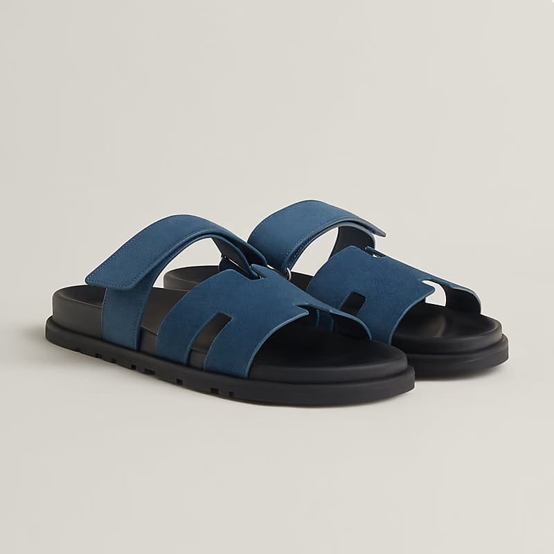 Hermes Chypre sandal (bleu turquin)