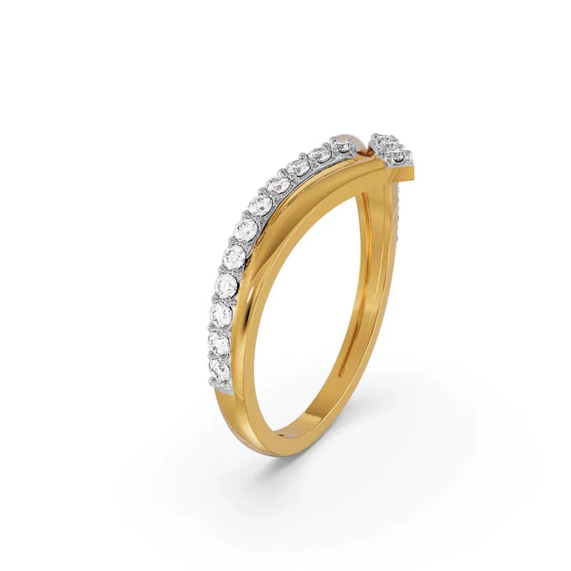Divine V Lab Grown Diamond Ring 9KT
