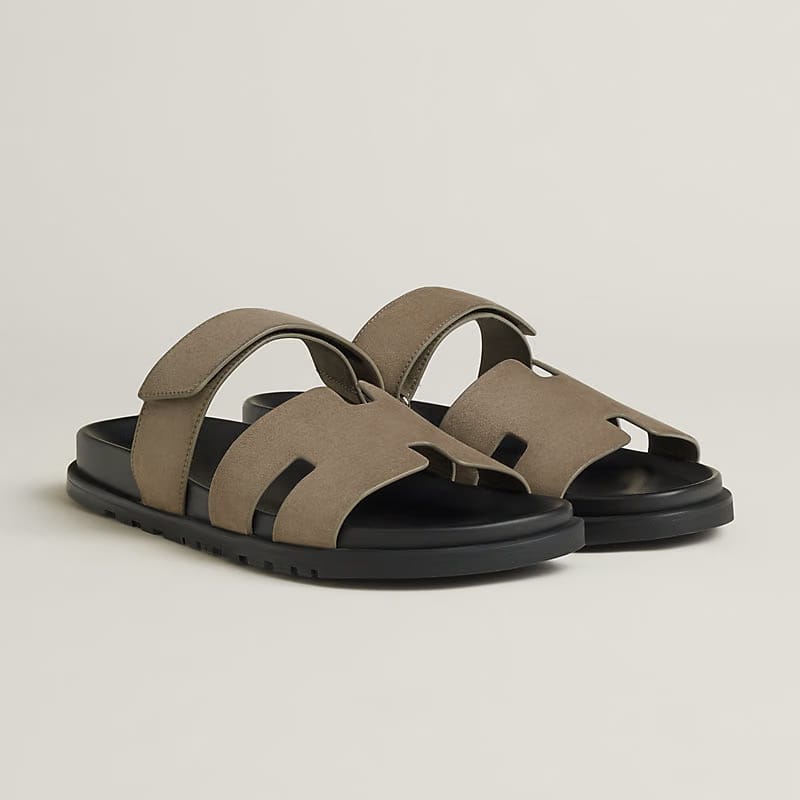 Hermes Chypre sandal (étoupe)