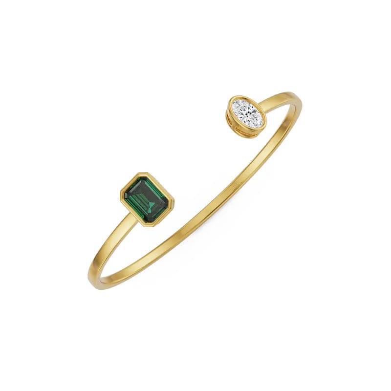 Duo Edge Lab Grown Diamond Bracelet