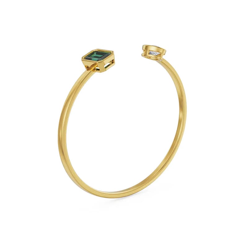 Duo Edge Lab Grown Diamond Bracelet