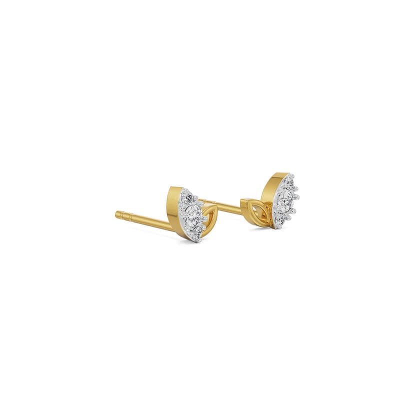 Duo Marquise Lab Grown Diamond Studs 9KT