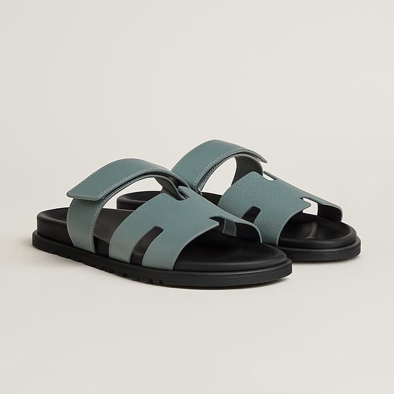 Hermes Chypre sandal (bleu tonnerre)