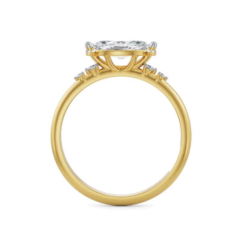 East West Diamond Ring