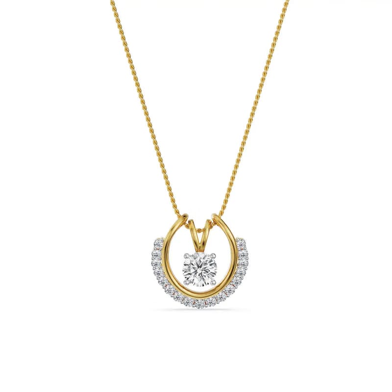 Elara V Lab Grown Diamond Pendant