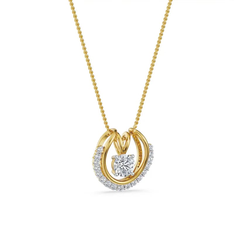 Elara V Lab Grown Diamond Pendant