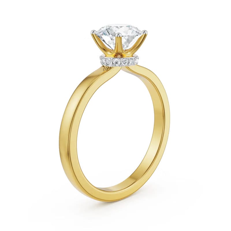 Elle Lab Grown Diamond Solitaire Ring 9KT