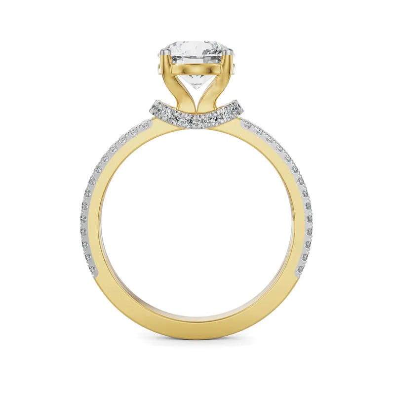 Elsie Round Lab Diamond Engagement Ring 9KT