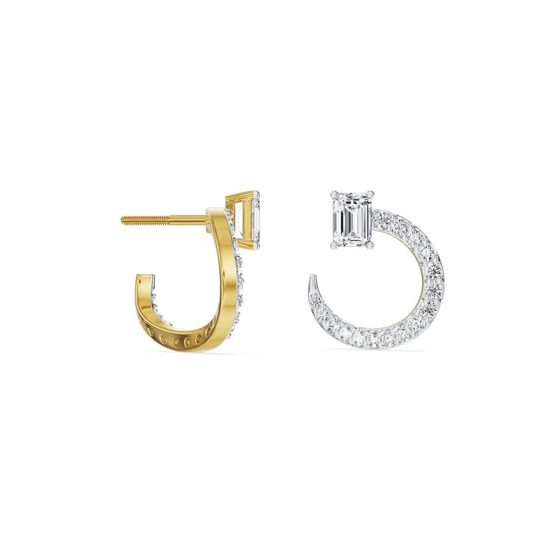 Emerald Bliss Lab Grown Diamond Hoops