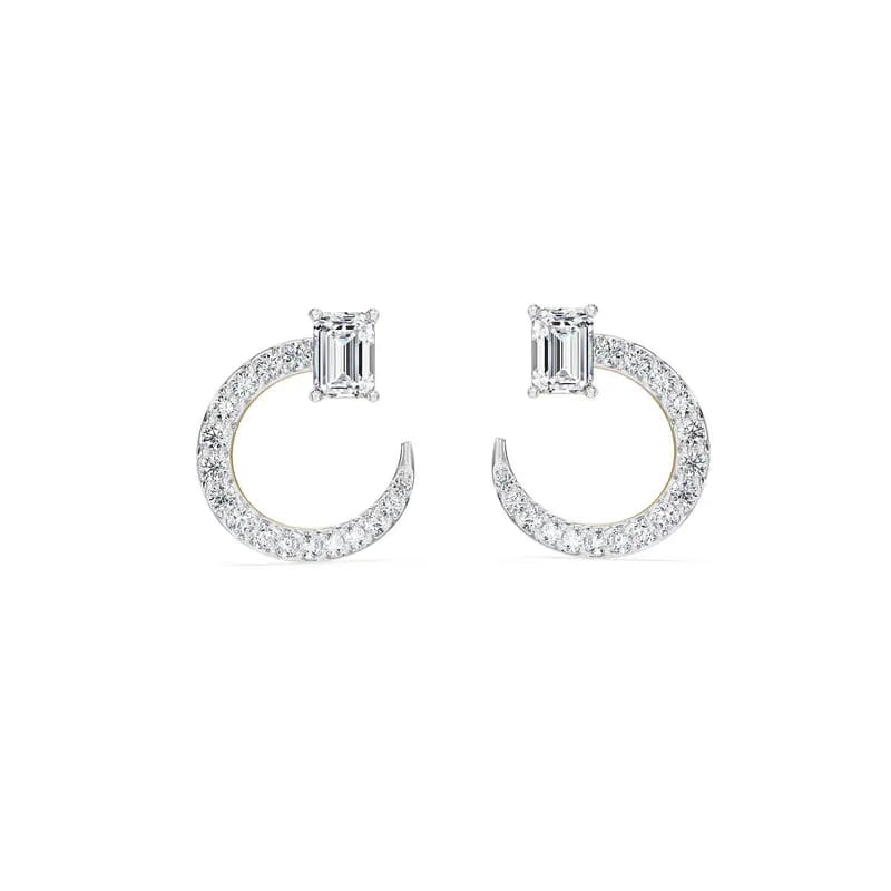 Emerald Bliss Lab Grown Diamond Hoops