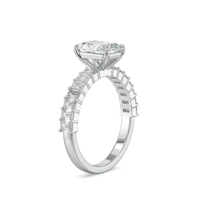 Emerald Edge Lab Grown Diamond Ring 9KT