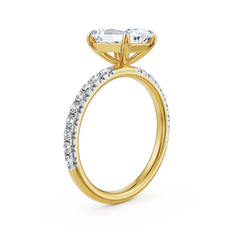 Emerald Excellence Lab Grown Diamond Ring