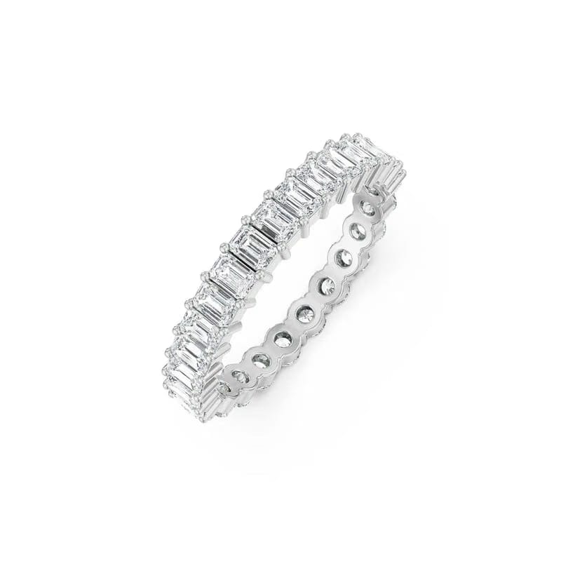 Emerald Round Lab Grown Diamond Eternity Band_in-stock