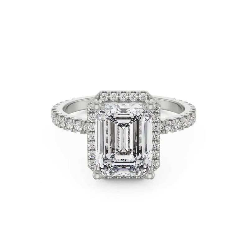 Emerald Symphony Lab Grown Diamond Ring