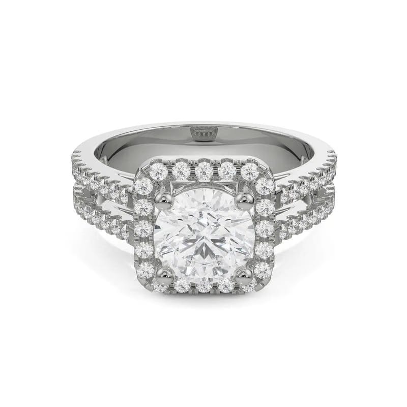 Emma Halo Round Lab Grown Diamond Ring