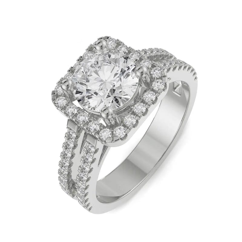 Emma Halo Round Lab Grown Diamond Ring