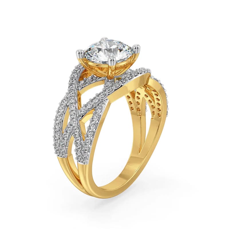 Enchanté Rose Lab Grown Diamond Ring 9KT