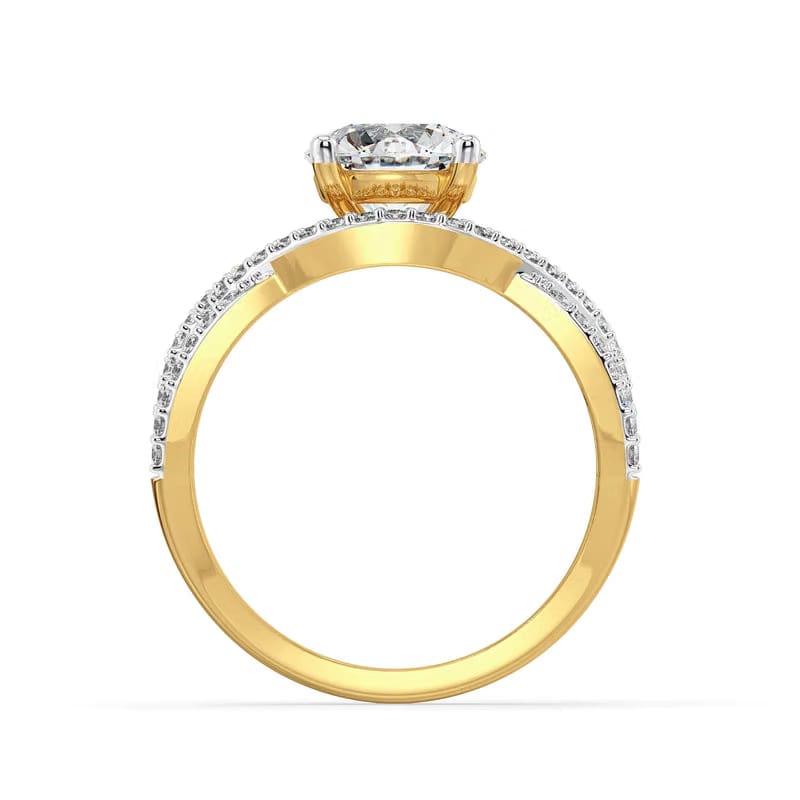 Enchanté Rose Lab Grown Diamond Ring 9KT