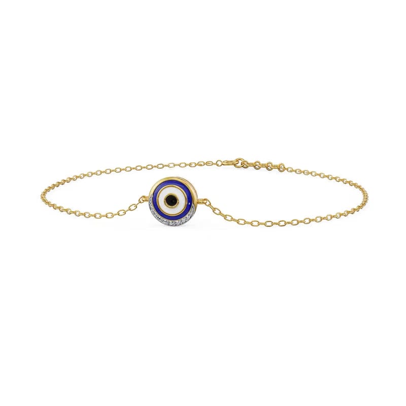 Enchanted Evil Eye Lab Diamond Bracelet