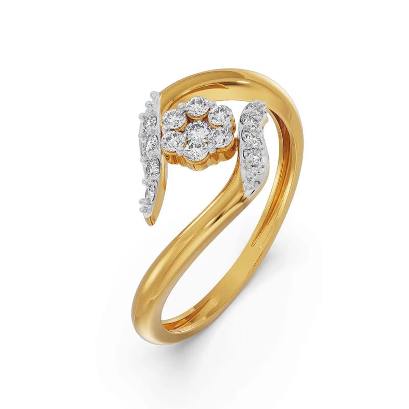 Enchanted Floral Lab Grown Diamond Ring