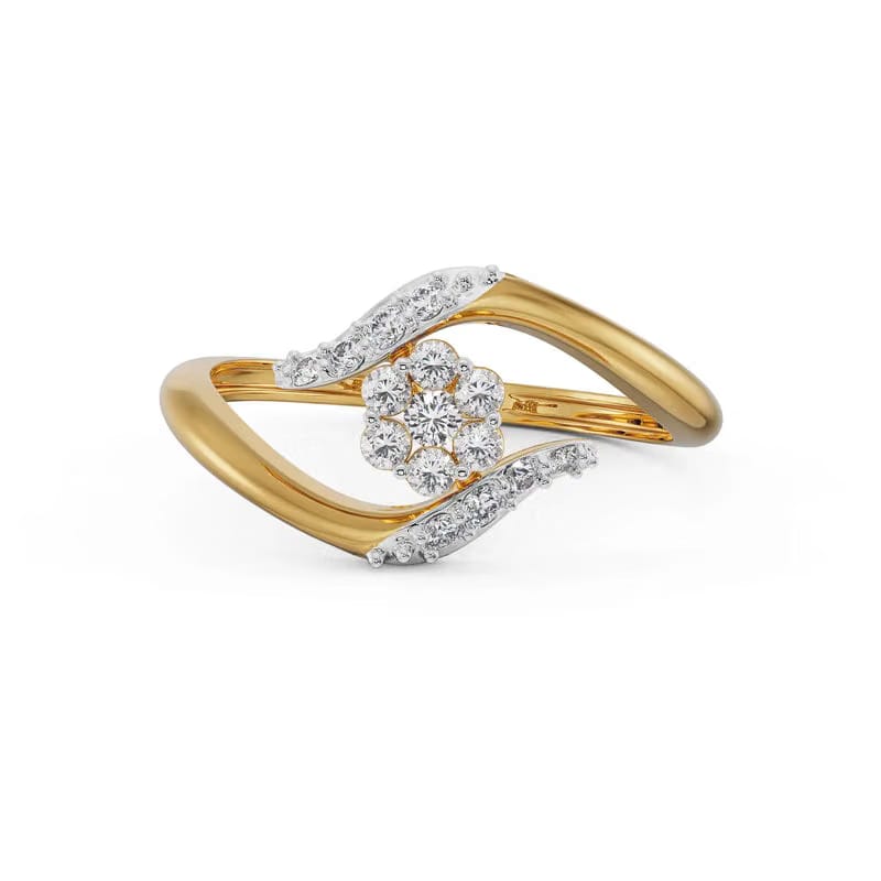 Enchanted Floral Lab Grown Diamond Ring 9KT