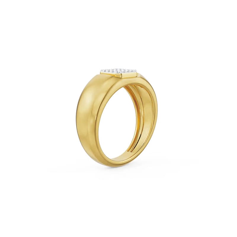 Eric Clustered Diamond Ring for Him