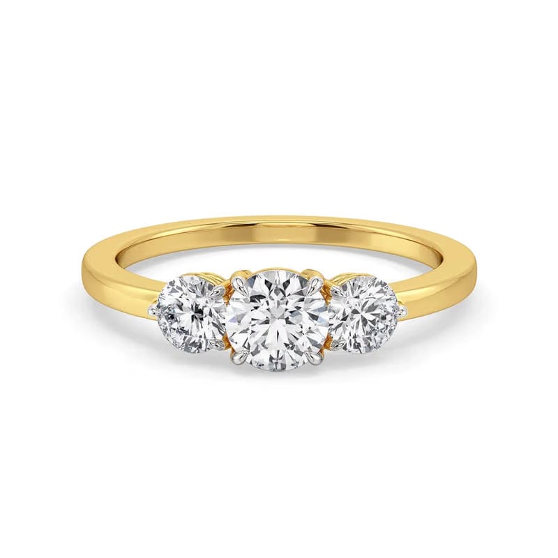 Eterna Trio Lab Grown Diamond Ring 9KT